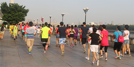 为奥运加油，为爱心助力--大型爱心公益跑今在广州塔启动